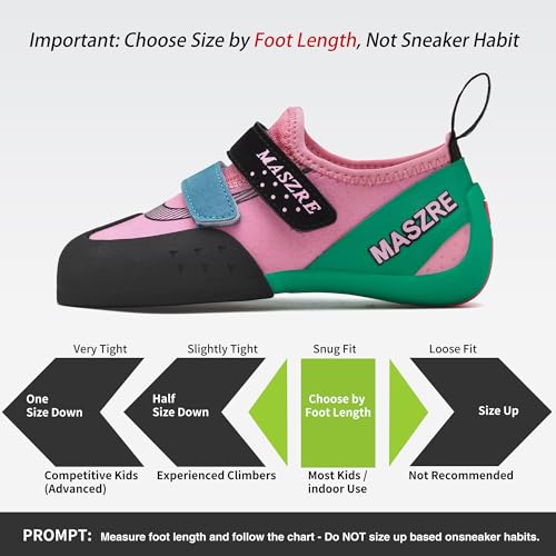 Kids Rock Climbing Shoes for Sport Climbing and Bouldering2