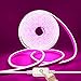Dimmbar Neon LED Streifen, HEGEHE 12V 2835 LED Strip Wasserdicht Diffusion Silikon Neon Flex LED Lichtband Schlauch für Innen Aussenbereich Heim Küche DIY Deko (Pink, 2M)
