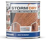 Stormdry Fassadenschutzcreme - 25 Jahre Schutz gegen Feuchtigkeit - BBA & EST zertifizierte Mauer Imprägnierung mit Hydrophobierender Wirkung - reduziert Energieverlust - stoppt Nässe