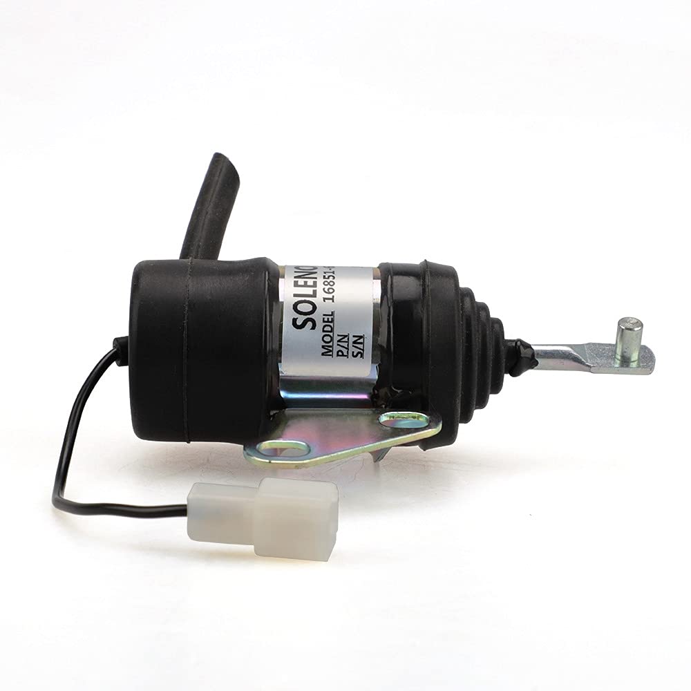 Vanne de Mise Hors Tension de SoléNoïde D'ArrêT de Carburant pour Pelle de Tracteur de Tondeuse Kubota RTV RTV900 16851-60014 052600-4530