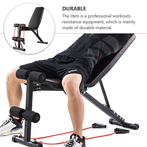 ABOOFAN 1Pc Fitness Tool Home Sit Up Abdominal Bench Fitness Board Equipment (Preto)