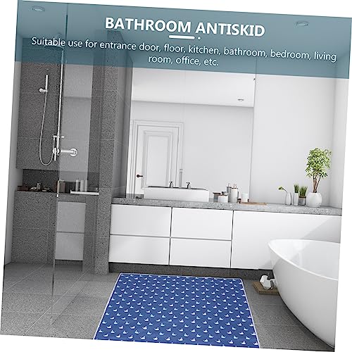 TOGEVAL Hoge Voet Eetkamerstoel Kussen Wasbare Kids Verf Bureau Mat Wasbare Verf Voor Kinderen Splat Mat Baby Activiteit Deken Kwekerij Speelkleed Polyester Blauw Dikker - Afbeelding 8