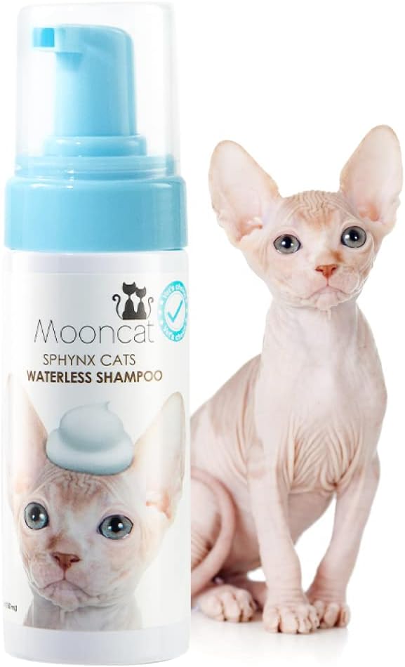 Mooncat Waterless Cat Shampoo, Licking Safe Dry Shampoo