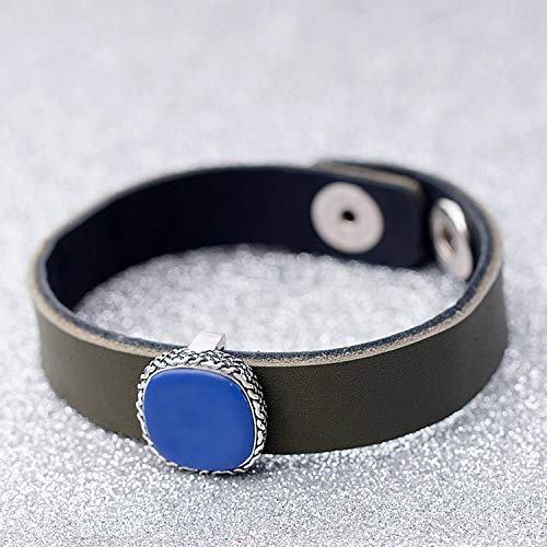 Dare Milestone Leather Bracelet with Sapphire Accent