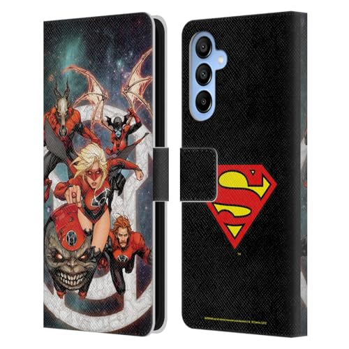Head Case Designs Officially Licensed Superman DC Comics New 52#30 Supergirl Comic Art Leather Wallet Case Compatible with Samsung Galaxy A16 5G