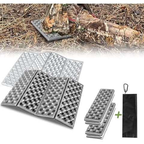 ZAIXIA 2 Pcs Portable Seat Cushion,Hunting Lightweight Foam Sit Pad,Camping Foam Mat for Hunting,Camping,Hiking, Outdoor Activities Cover