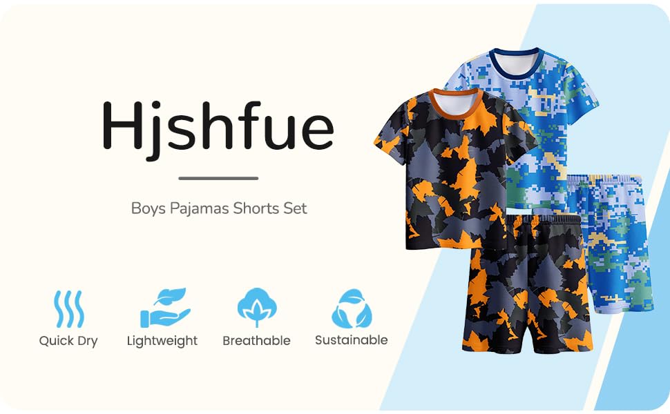 Boys Camo Short Sleeve T-Shirt and Shorts Set Kids Camouflage Play Outfit 5-12 Years2