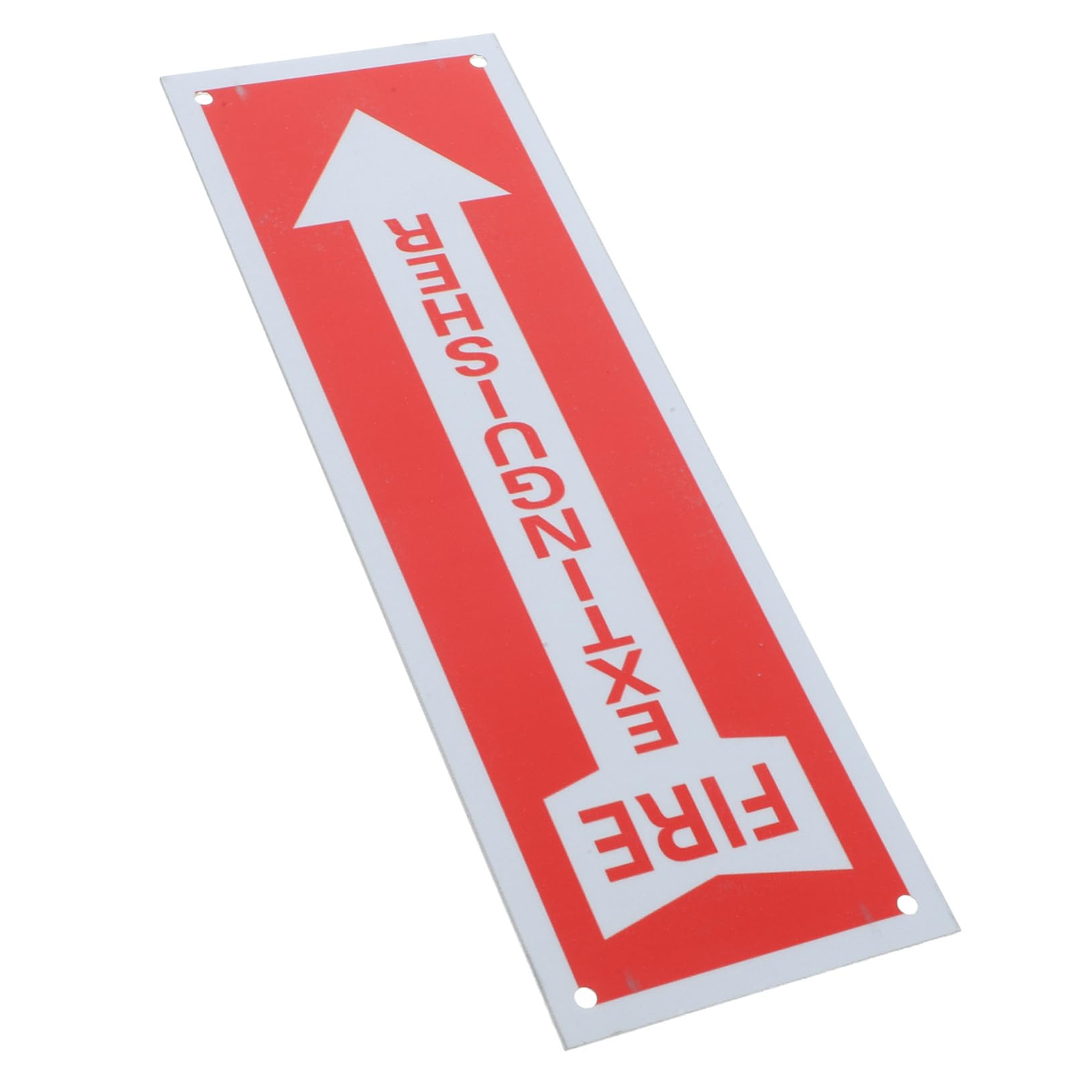 MUCKLILY Indoor/outdoor Fire Extinguisher Sign Easy Install Metal Sign for Construction Sites