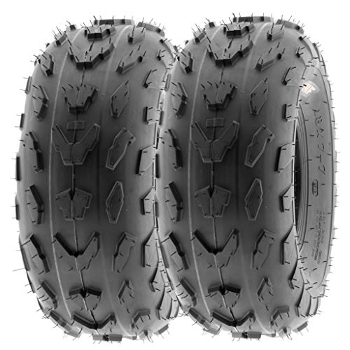 SunF 18x7-7 18x7x7 ATV UTV Tires 4 PR Tubeless A007 [Set of 2]