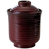 Fukui Craft 5-185-5 Bowl, Line Draw Chopsticks Washing Bowl (Small) Storage, Red, Diameter 3.0 x Height 3.8 inches (7.7 x 9.7 cm), ABS Resin 5-185-5