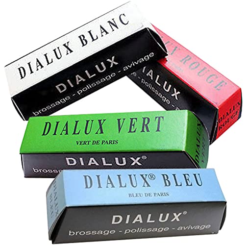 4 Bars Jewelers Rouge Polish Dialux French Jewelry Polishing Buffing Compound