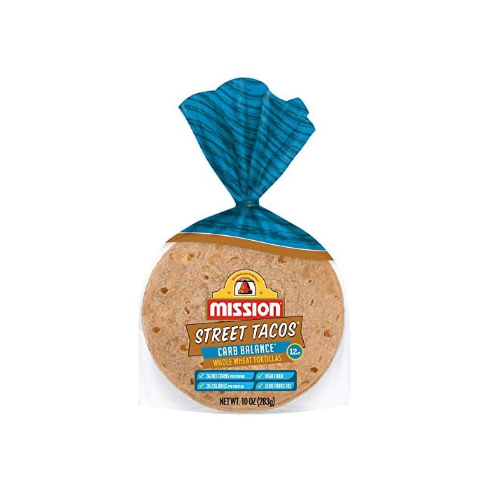 Buy Mission Whole Wheat Carb Balance Street Tacos Tortillas, Low Carb