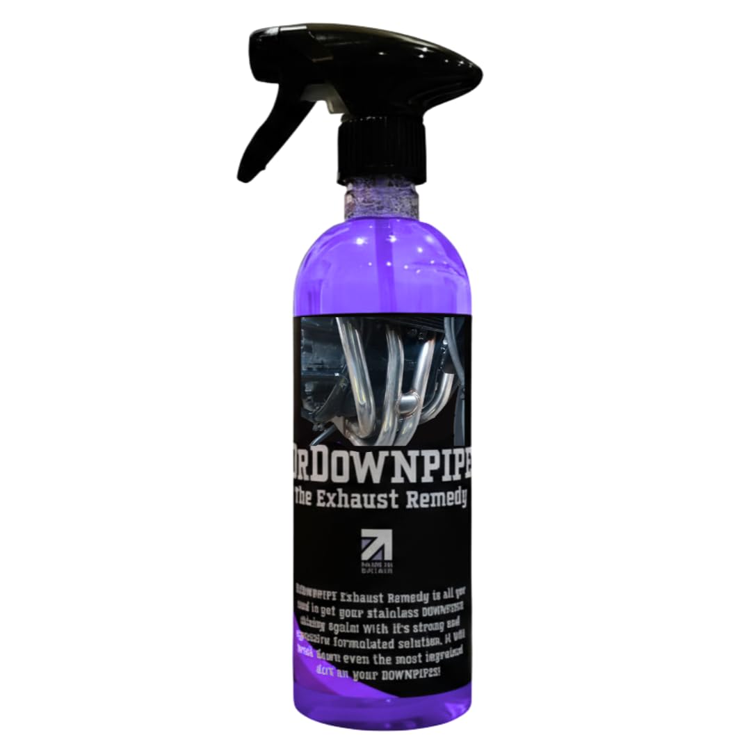 DRDOWNPIPE Motorcycle Exhaust Downpipe Cleaner Spray 500 ml Stainless Steel Pipe