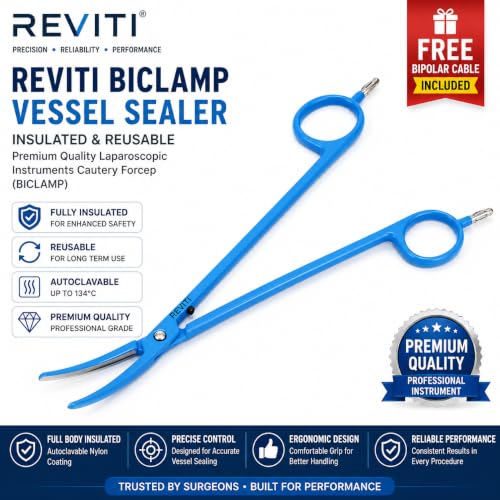 Image of Biclamp Vessel Sealer Insulated & Reusable Premium Quality Laproscopic Instruments Cautery Forcep (BICLAMP)