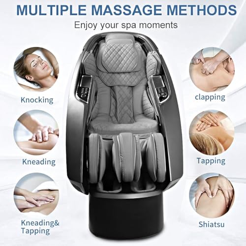 Image of RX-7 Massage Chair | Futuristic Capsule Design, 7D Massage Technology, Integrated Bluetooth Speaker | Zero Gravity, Therapeutic Heating, Dynamic Airbag Technology & Voice Control