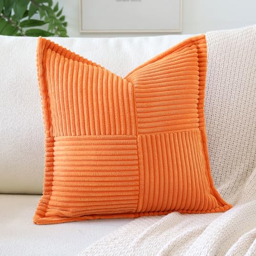 Artscope Lot de 1 Housses de Coussin en Velours Côtelé Décoratif Canapé Taie d'oreiller Super Doux Decoration pour Maison Salon Chambre Canapé 40x40cm...