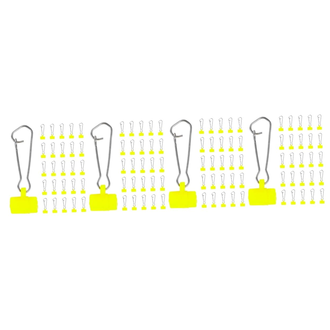 BESTonZON Accesorios De Pesca Mosquetón Giratorio De Pesca con Cerradura Llave para Pescador Señuelo para Lubina Ganchos A Presión Aparejos De Pesca En El Mar Broches De Pesca Gruesos