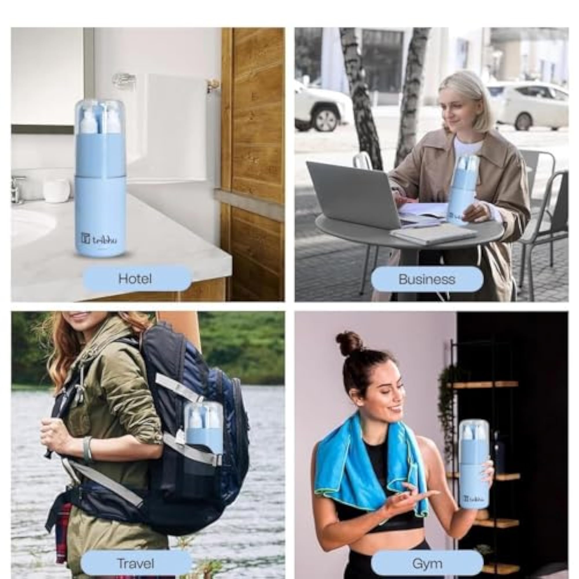 6-in-1 Travel Essential Kit for Men & Women