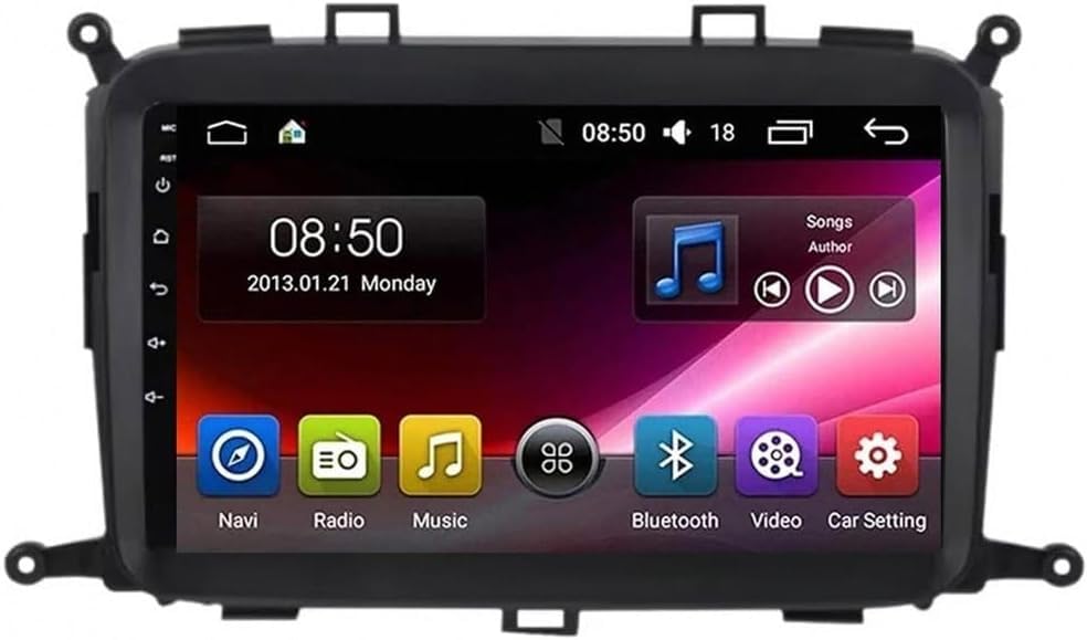 Autoradio Android pour voyager en KIA Carens avec écran tactile et caméra de recul