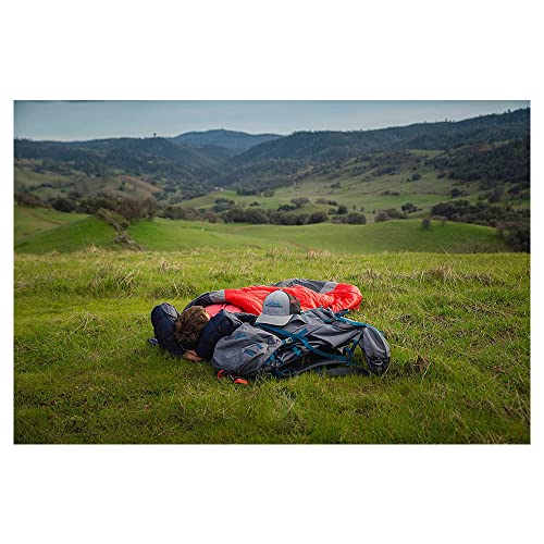 Alps Mountaineering Cinch +20 Sleeping Bag Flame Red/Coal, 82" X 35", 20 #TOP7