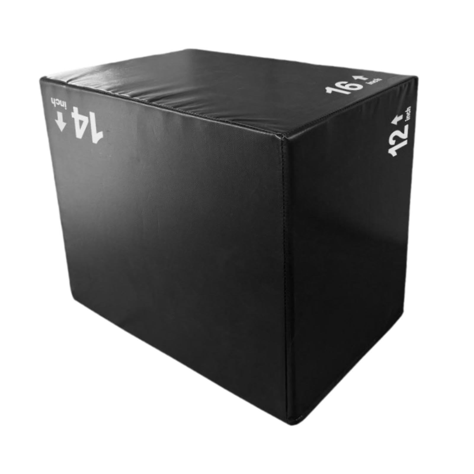 Plyo Box 60cm (24 inch) Sprungkasten für Krafttraining, Jumping Übungsbox aus stabilem Kunststoff für Fitnessstudio & Crossfit