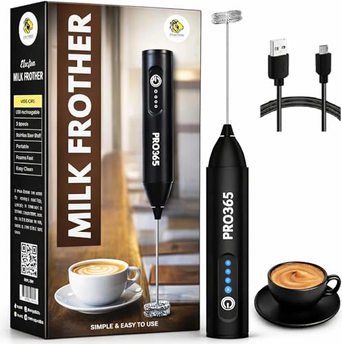PRO365 Quick Charge Coffee, Milk, Drinks Frother | E-Recipe Avail...