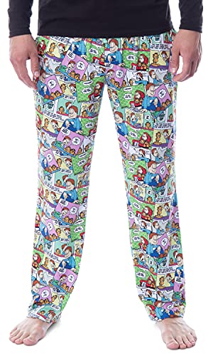 Nickelodeon Mens' Garfield and Jon Classic Comic Strip Lounge Pajama Pants