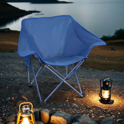 4 Pack Portable Camping Chair Compact Collapsible Outdoor Folding Sports Chairs for Adults Heavy Duty Camp Sporting Events Park Lawn 400 Lbs Black — view 2