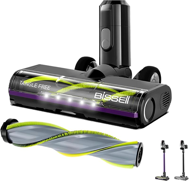 Selgo Replacement Nozzle LED & Brushroll for Bissell Cleanview XR Stick Vacuum Cleaners, Fits Models # 3789U, 3789, 3789X, 3797V, 3797, 3797W