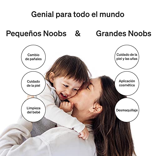 Miniatura 6 de Baby Cotton Pads By Love Noobs, Almohadillas De Algodón Para Bebé - Toallitas Naturales Desechables, Pack Of 60