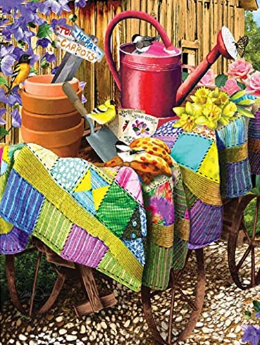 Kits broderie point de croix imprimé 11CT canevas fleurs cadeau