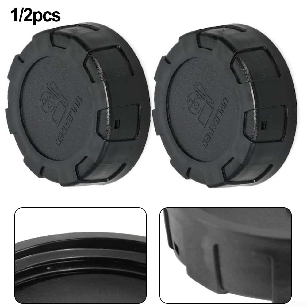 Conjunto de tapa de combustible para cortacésped comercial Toro y Z-master para timecutter reemplaza 88-3980 88-3990 119-5354 tapa de tanque de gas negra con sello de precisión fácil de instalar (2