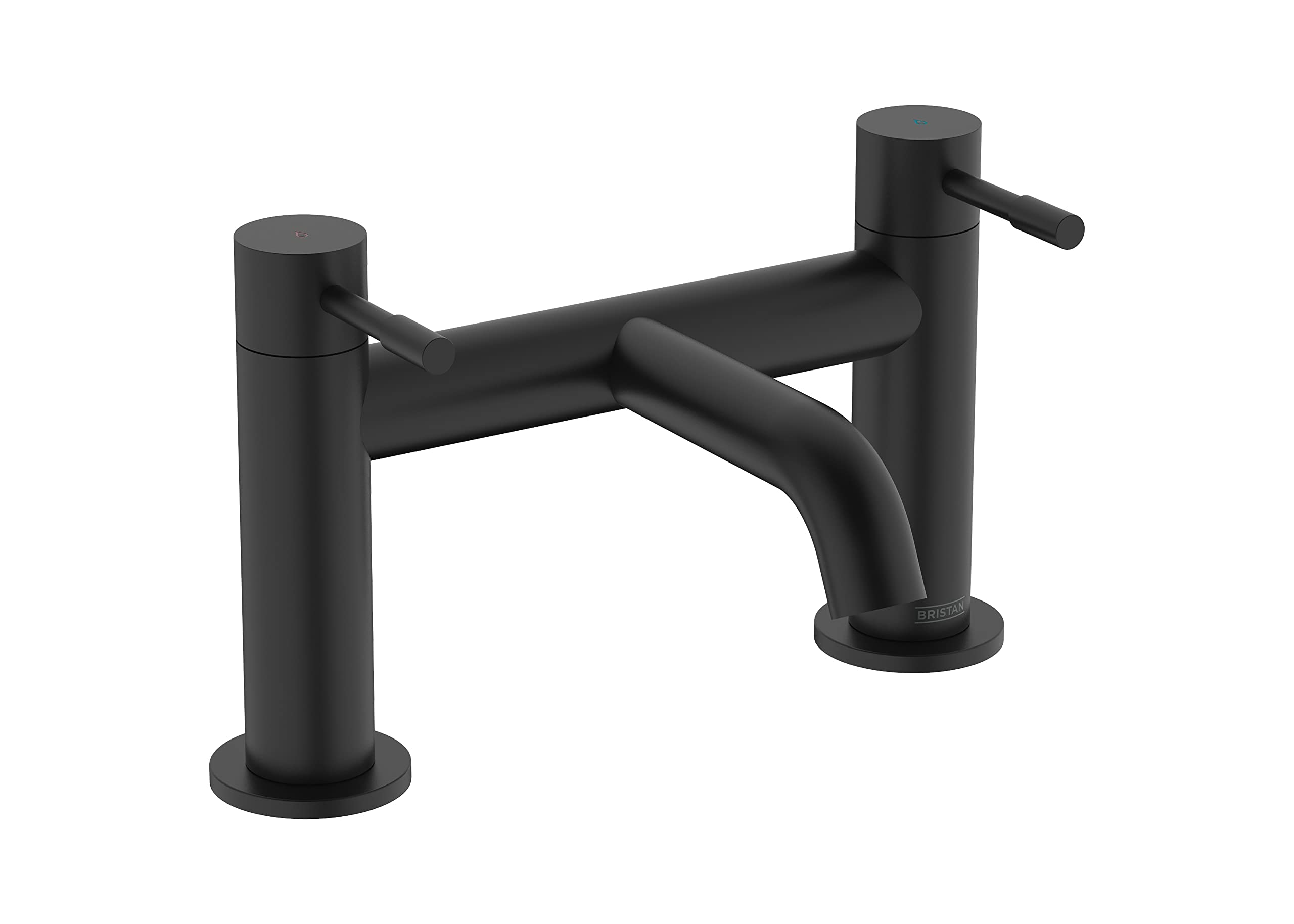 Bristan Mi Bf Blk Mila Black Bath Filler Mixer Tap With Ceramic Discs from B&Q