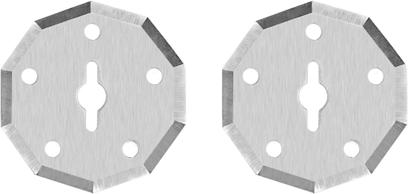 SnapFresh 4V Electric Scissor Replacement Blades, Compatible with SnapFresh EC0601C/EC0601P 1.5" Zip Snip Cardboard Cutter, Fits WX082L/WX081L (2 Pack)