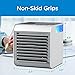 BLACK+DECKER Desktop Fan and Portable Evaporative Cooler, 3-Speed With 450ml Water Tank, Mini Cooler Works up to 7 Feet, For Desk, Home, Bedroom, and more, White/Gray