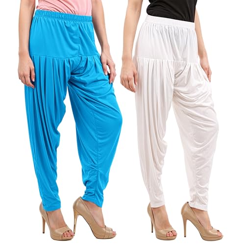 Image of Buy That Trend Patiyala Pants for Women Viscose Dhoti Patiyala Salwar Harem Bottoms Pants