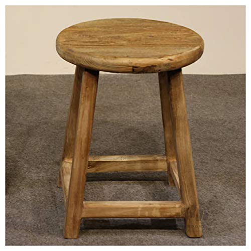 Antique chinois tabouret en bois d'orme : une pièce d'histoire et d'émotion chez vous - 2