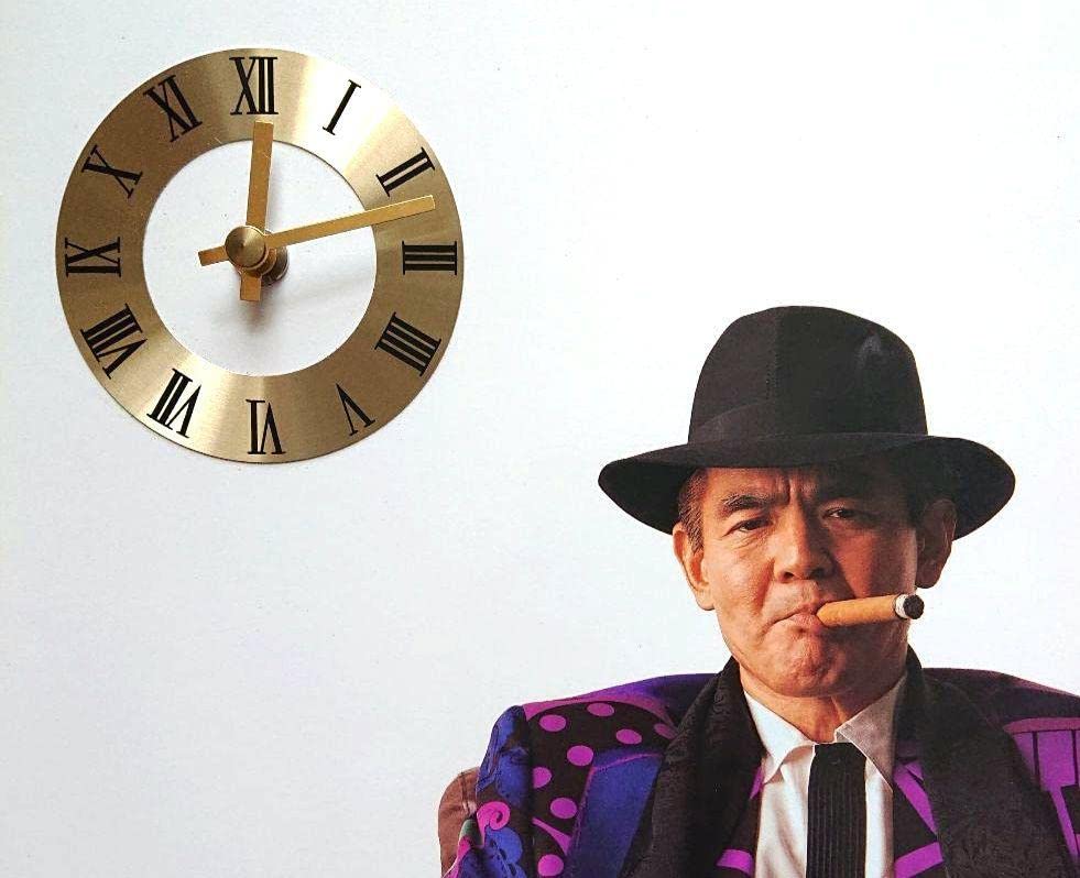 菅原文太ウイスキーパネル時計