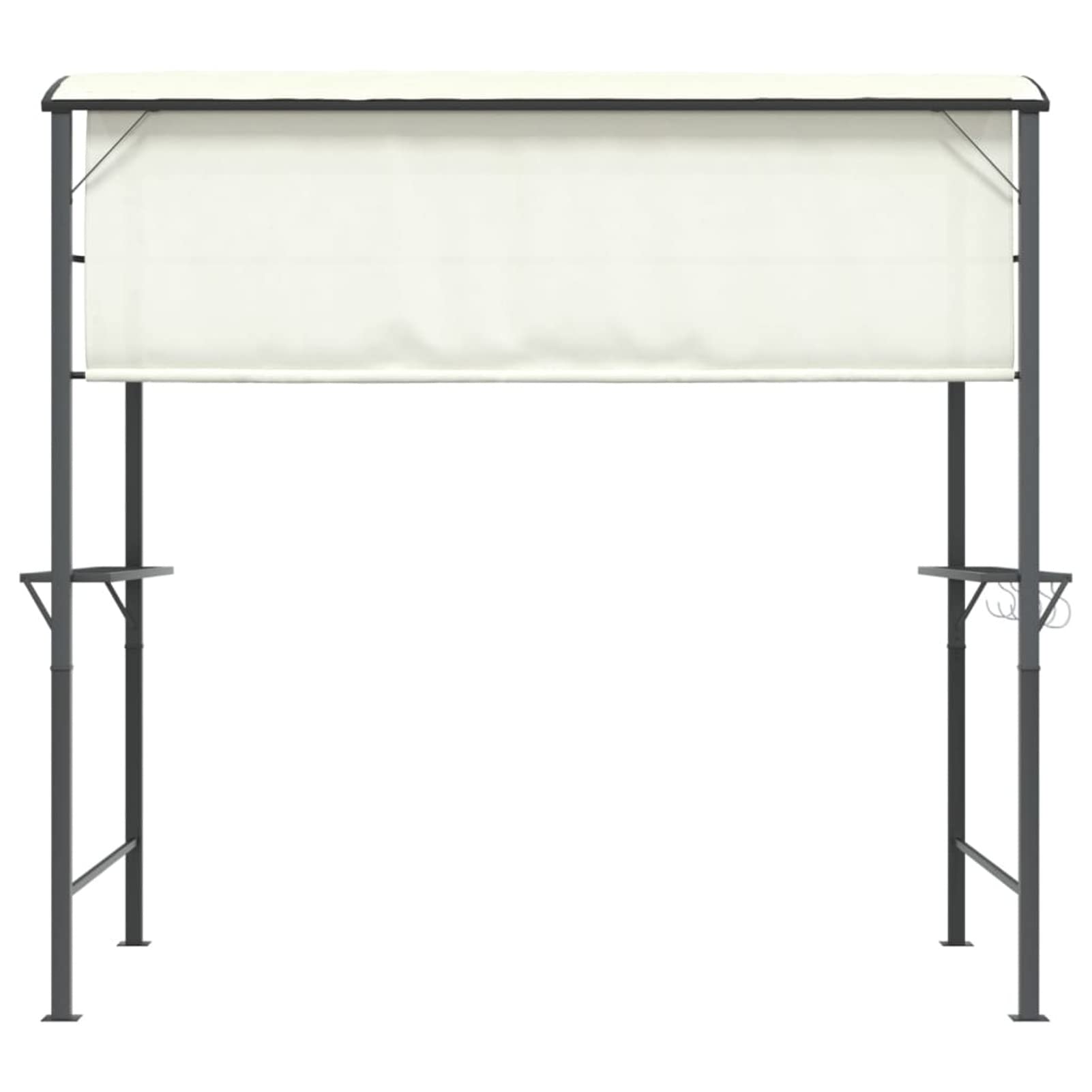 Gazebo con Tetto 220x110x200 cm Crema,Gazebo Pergola Con Telo Impermeabile Richiudibile E Struttura Rettangolare In Acciaio Inossidabile Ad Alta Densità, Per Arredo Giardino, Terrazzo e Attiv