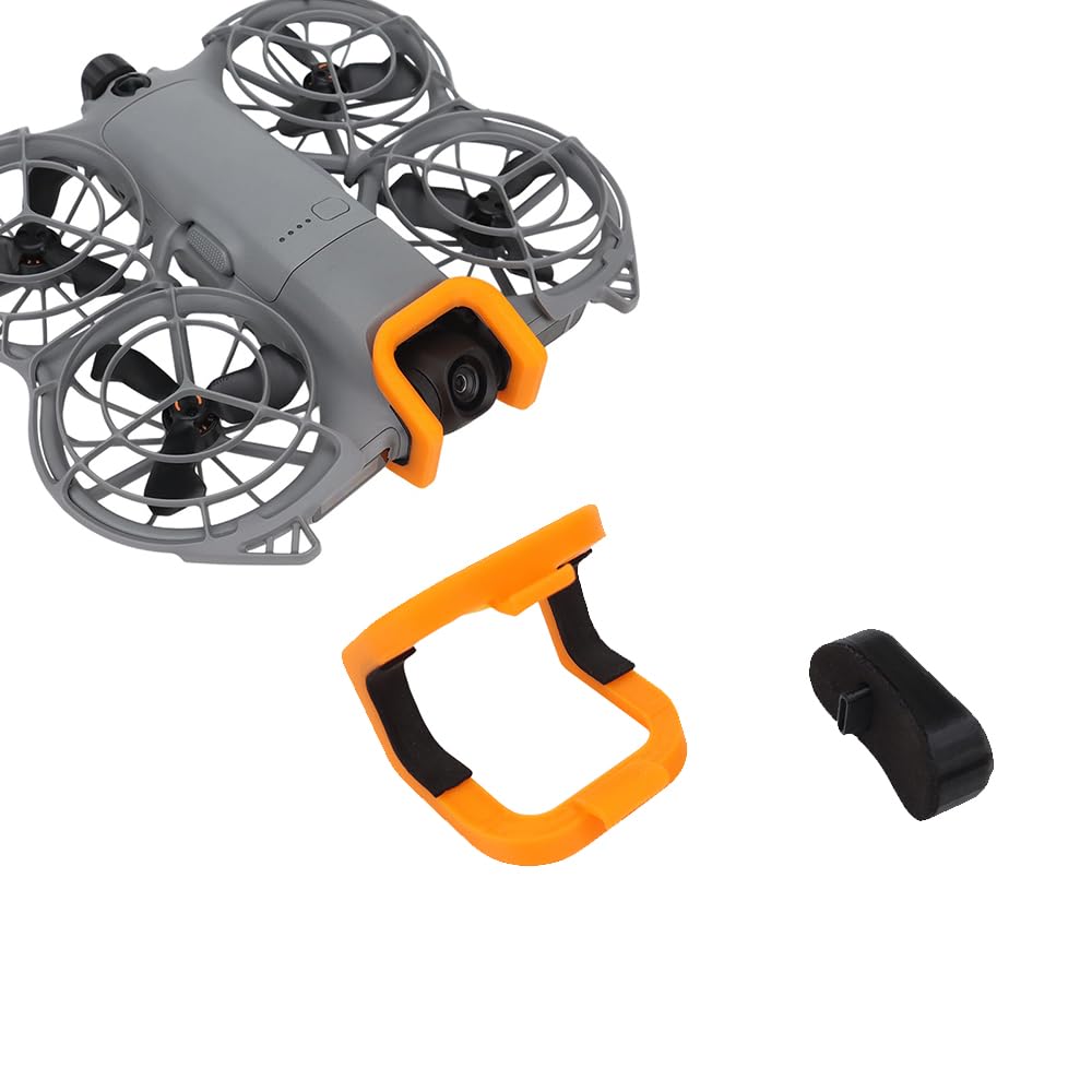 For DJI NEO 2 Front and Rear Bumper Protector Kit, Drone Lens Safety Anti-Collision Protector Quick Release Camera Gimbals Guard Safety Protection Bar Frame Accessories (Orange)