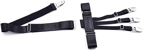 Miniatura 2 de 1 par de correas elásticas ajustables para sujetar camisas y camisas