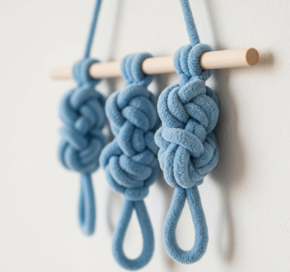 Image of ProKart Premium Blankie Wool, Plush & Cuddly, Chenille Yarn Supersoft Hand Knitting Wool Ball | Blanket Thick /Mottu Yarn Ball Suitable for Hand Knitting and Crocheting for Baby, Adult, Sweaters, caps, Throws, Home Furnishing, Scarves, Blankets (Sky Blue-BLK019, 100gms x 1 Pack)