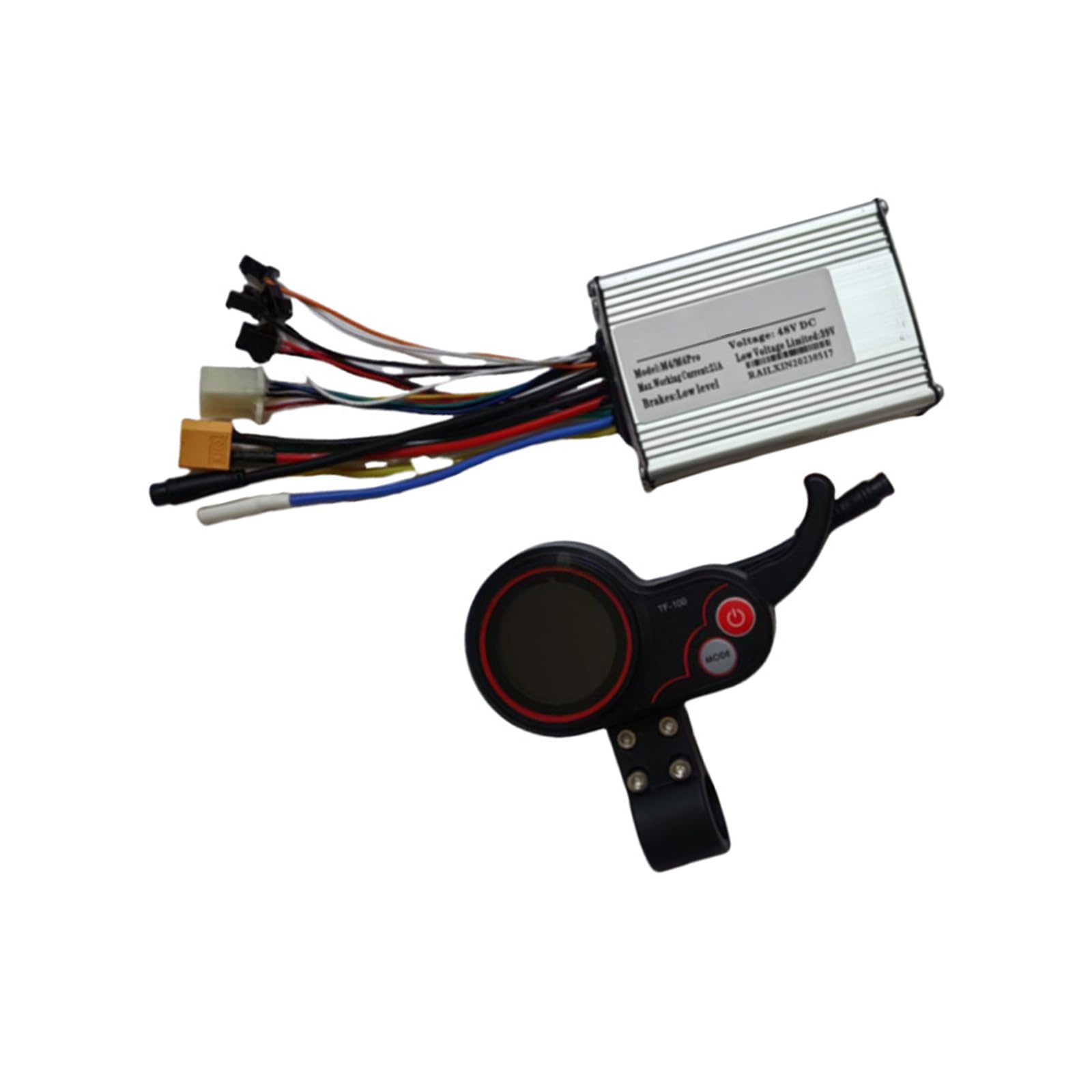 Gestionnaire de moto électrique haute exécution 48 V avec panneau d'affichage d'éclairage à 3 étapes pour une action stable, gestionnaire de moteur silencieux, installation facile
