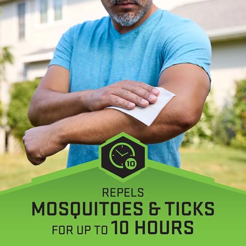 image for Repel Insect Repellent Mosquito & Tick Wipes 12% Picaridin, Repels Mos