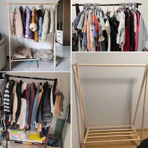 Présentoir à vêtements pliable pour optimiser le rangement de la maison