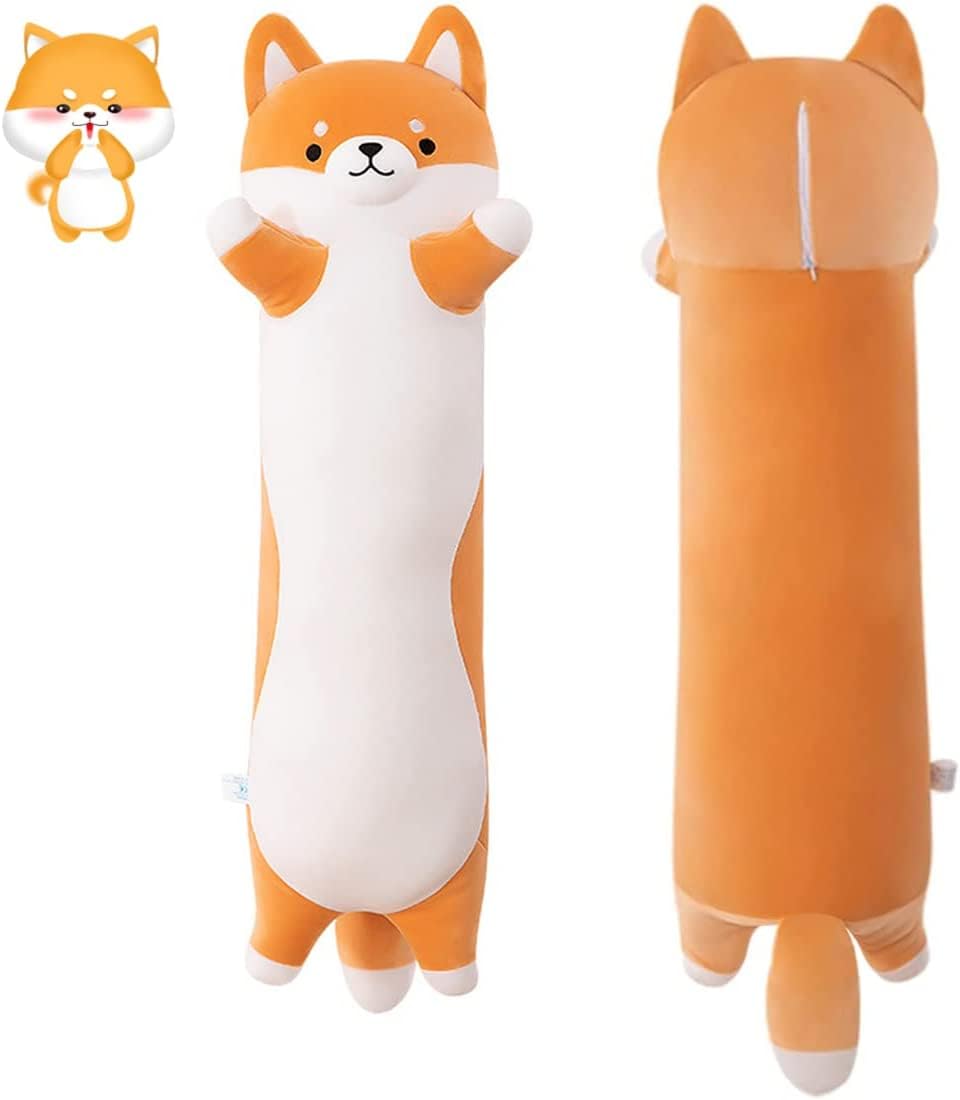 Amazon.co.jp: Yeqivo 長い柴犬 犬 ぬいぐるみ ソフト ロング コーギー