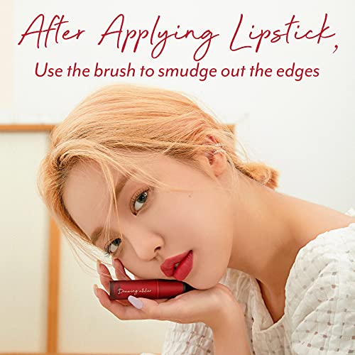 I'm Meme Tool - Lip Smudge Brush | With Cap, Reusable, Multi-Purpose Makeup Blending Applicator, Travel Size, Versatile, 1 Count #TOP6