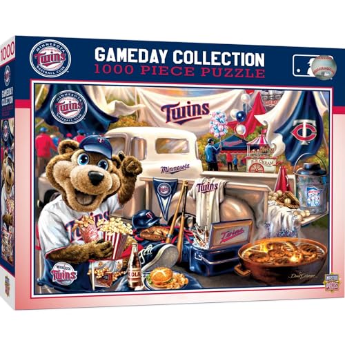 MasterPieces 1000 Piece Jigsaw Puzzle for Adults - MLB Minnesota Twins Gameday - 19.25