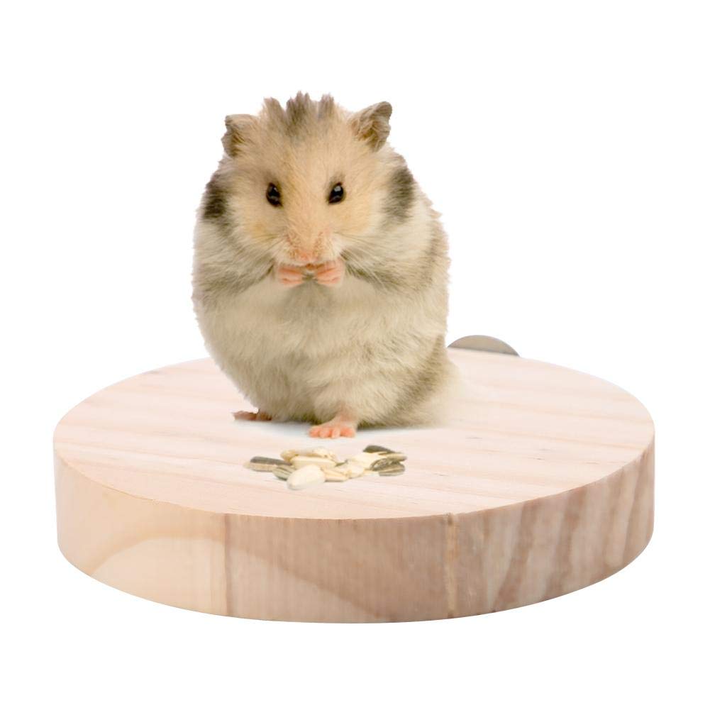Zerodis Holz Stand Plattform Vogelkäfig Barsch Stand Plattform Papagei Stand Käfig Sprungbrett für Kleintier Vögel und Hamster