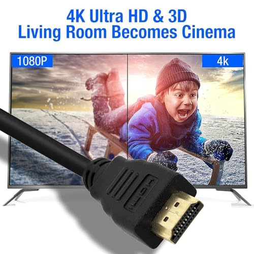 Image of Storite 1.2 Meter 4K HDMI Cable with Ethernet | 4K@30Hz Ultra HD 1080P, 3D Supported, 18Gbps High Speed, Compatible with Laptop, TV, Gaming Box, Projector